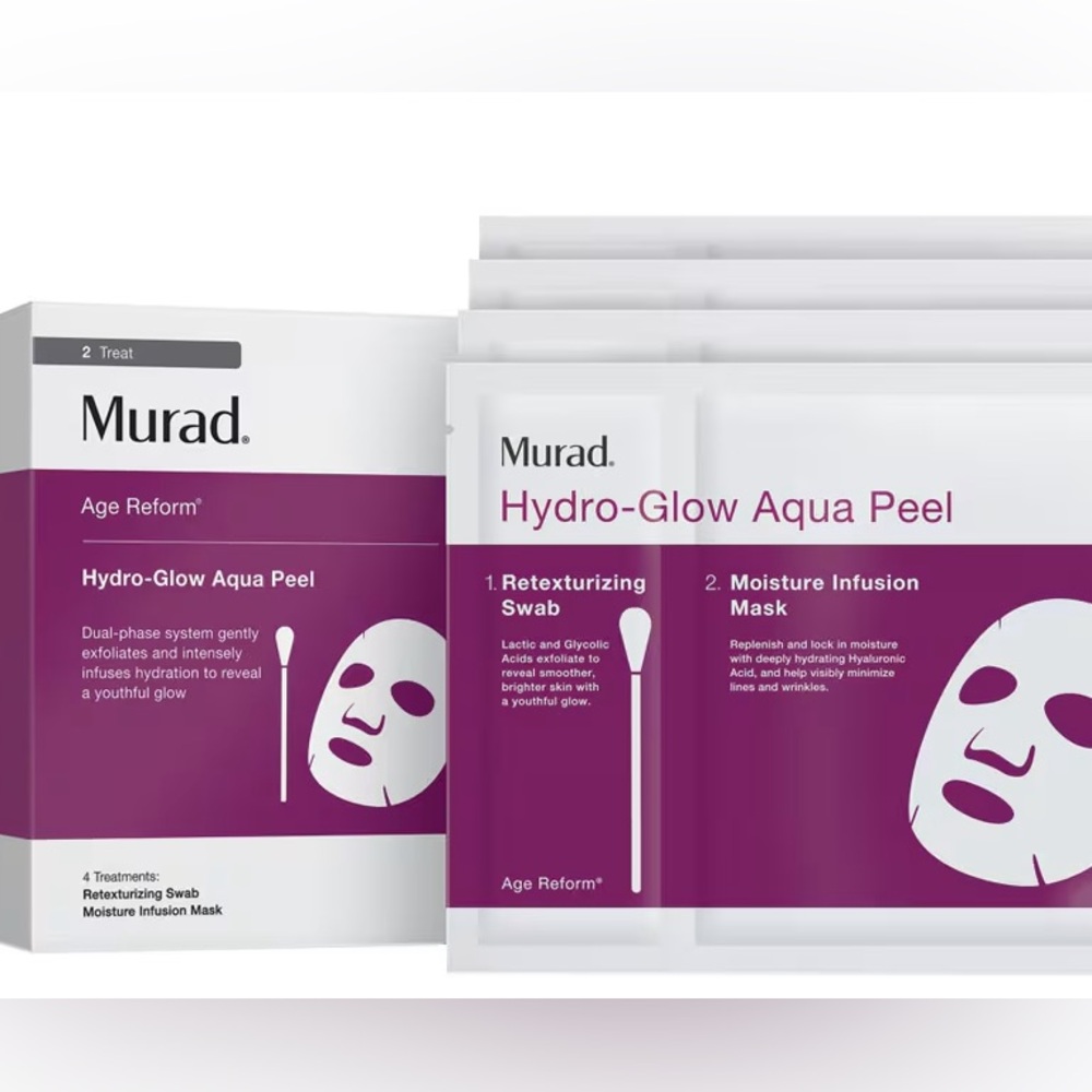 Murad Hydro-Glow Aqua Peel - White and Burgundy